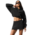 Cropped 1/4 Zip Alumni Pullover